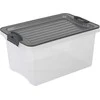 Dėžė su dangčiu Contenitore Rotho 27x18.5x15cm/4.5L permat./pilku dangčiu
