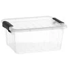 Dėžė su dangčiu Home Box Plast Team 2L/9.2x20.50x17cm permatoma