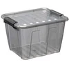 Dėžė su dangčiu Home Box Plast Team 3L/13.4x20.5x17cm permatoma/pilka
