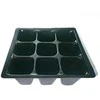 Dėžutė 9 daigams 13.5x13.5x5.6cm juoda