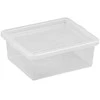 Dėžė su dangčiu Basic box Plast Team 1.5L permatoma