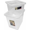 NHG Dėžė su dangčiu Basic box Plast Team 29L permatoma