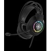 DH220 USB stereo žaidimų ausinės DELTACO GAMING, RGB, juodos / GAM-168 / 4222325