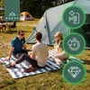 DIDELĖ VANDENIUI ATPAŽINTI PAPLŪDIO PIKNIKO ANTLOGA KADVA TAPISO 200x200 SU IZOLIACIJA
