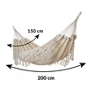 Sinntenn Coltd Didelis boho sodo hamakas Midas 150x200