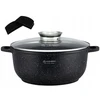 DIDELIS FUNKCINIS MARMURINIS PUODAS SU DANGIU 18,5 L 40 cm EDENBERG 8155