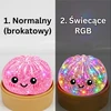 Didelis Gniotek kukulis XXL ANTISTRESS SQUISHY Glitter GLOWING LED 160g