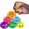 Didelis Gniotek kukulis XXL ANTISTRESS SQUISHY Glitter GLOWING LED 160g