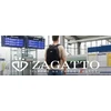Didelis juodas plecak ZAGATTO su vieta laptopui 17", universalus moterims ir vyrams