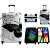 DIDELIS KELIONINIS LAMINAS SU RATAIS BAGIA 15 XXL DESIGNS