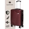 Didelis lagaminas Sapphire ST-140 Duo, L, raudonas