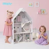 DIDELIS MEDINIS LĖLIŲ NAMAS KINDERPLAY LED VILLA XXL 118cm BALDŲ GARAŽAS