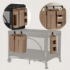 Didelis pakabinamas 3in1 lovos organizatorius Lionelo Sidepocket Large