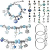 DIDELIS PAPUOŠALŲ GAMYBOS RINKINYS APYRANKĖS DIY BEADS DĖŽUTĖ Charms