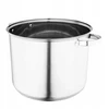 Didelis plieno indukcinis puodas, aukštas, gastronominis Altom Design Fabio, 15 l