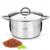 DIDELIS PUODAS indukcinis DUJINIS DANGIS Plieninis Konighoffer Faro 9,2 l 28 cm