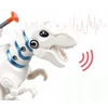 Didelis robotas dinozauras T-REX vaikšto riaumoja šviečia žiovauja vaikams Click4Toys