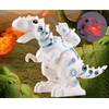 Didelis robotas dinozauras T-REX vaikšto riaumoja šviečia žiovauja vaikams Click4Toys
