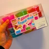 DIDELIS SLIME SLIME RINKINYS CREATIVE GLUTY BOX RINKINYS + METELĖS - 12X SLIME
