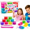 DIDELIS SLIME SLIME RINKINYS CREATIVE GLUTY BOX RINKINYS + METELĖS - 12X SLIME