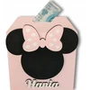 DIDELIS taupyklė SUPER DOVANA Minnie Mouse taupyklė su vardu vaikui
