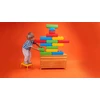 Didelių statybinių blokelių PLYTOS rinkinys iš 16 dalių MARIOINEX 908013