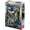 Dino Toys Tamsoje šviečianti dėlionė, 100 vnt. Juros periodo pasaulis. Dinozaurai