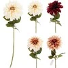 Dirbtinė gėlė DAHLIA, 4 spalvos, 73 cm