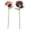 Dirbtinė gėlė HYDRANGEA, įv. spalvų, 80 cm