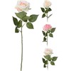 Dirbtinė gėlė ROSE, 3 rūšys, 60 cm