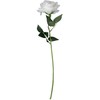 Dirbtinė gėlė ROSE, kreminės sp., 78 cm