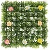 Dirbtinė žolė su gėlėmis 24.5x24.5cm skirtingos