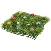 Dirbtinė žolė su gėlėmis 24.5x24.5cm skirtingos