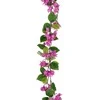 Dirbtinės bugenvilijos girlianda 180cm violetinė