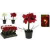 Dirbtinis augalas vazone su LED H27cm