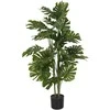 Dirbtinis augalas vazonėlyje 120cm monstera 1