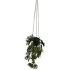 Dirbtinis svyrantis augalas pakabinamame vazone 60cm žalias