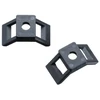 Dirželio laikikliai BALTPLAST, 9 mm, baltos sp., 10 vnt.