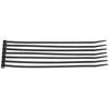 Tvirtinimo dirželis Elematic, 4,5 x 200 mm, juodas