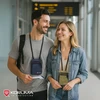 Discreet Neck Passport Card RFID Anti-Theft Neperšlampamas | Koruma