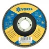 VOREL ŚCIERNICA LISTKOWA 125mm P 80 LAMELA DO SZLIFIERKI KĄTOWEJ