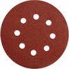 Diskinis šlifavimo popierius prilipdomas su skylėm Yato | Nr,100 d-125mm (5vnt,)