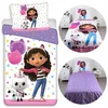 Disney Gabi's Cat House DVIPUŠĖ patalynė su užtrauktuku, PATALĖS RINKINYS 140x200 cm