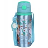 Disney Ledynmetis Anna Elsa Aliuminio TERMINIS BUTELIS, su kandikliu, VANDENS BIDONAS su dirželiu per petį, mergaitėms 600ml