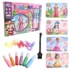DK Meninis rinkinys DAŽYMAS SU GLITTER SAND 3D princesės efektu
