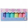 Dlp Industry Bv Mini pasteliniai žymekliai 6vnt Kawaii Cat Capybara Planner