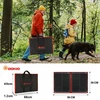 DOKIO fotovoltinis skydelis 110 W sulankstomas nešiojamas 18 V kemperiui, įkraunamas 12 V baterijos