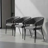 Domaison 2x LUNA S minkštų kėdžių rinkinys pilka Boucle – 340566