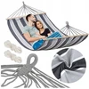 DOMAREX DIDELIS DVIMENYS SODO HAMAKAS STRONG XXL 290x150 CM GALVAS 120 CM + VIRVĖS