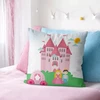 Domarex POSZEWKA NA PODUSZKĘ 40x40 CM DZIECIĘCA DO POKOJU MAŁEJ KSIĘŻNICZKI ZAMEK